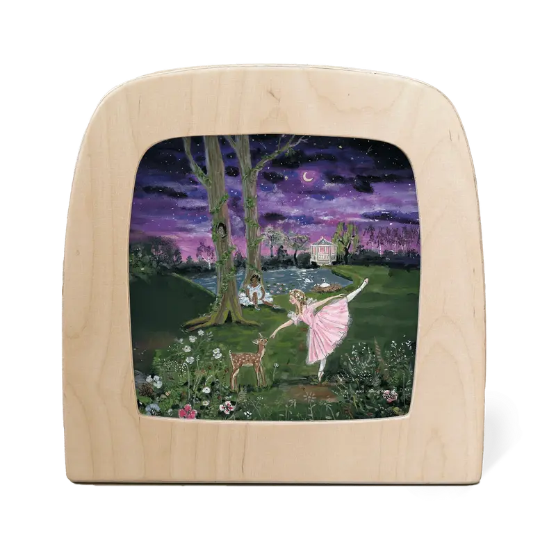 Gwen's Illustrations | ballerina in het maanlicht | Silhouet | Toverlux