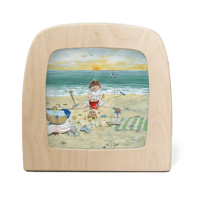 Gwen's Illustrations | Ik hoor de zee | Silhouet | Toverlux