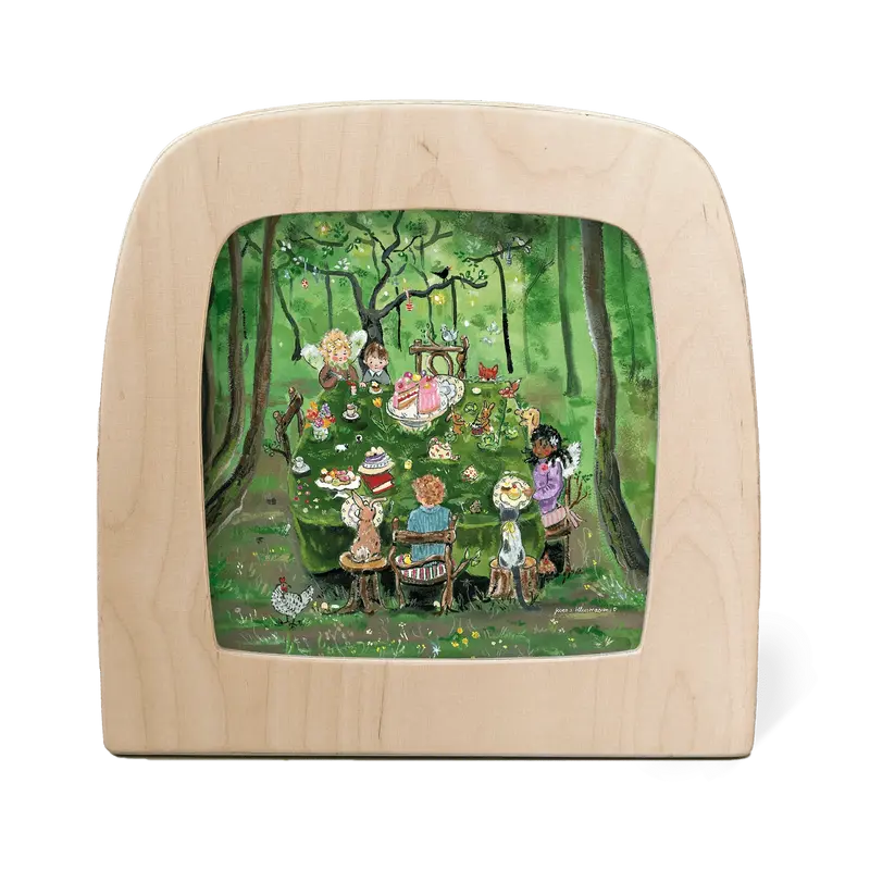 Gwen's Illustrations | Theekransje in het bos | Silhouet | Toverlux