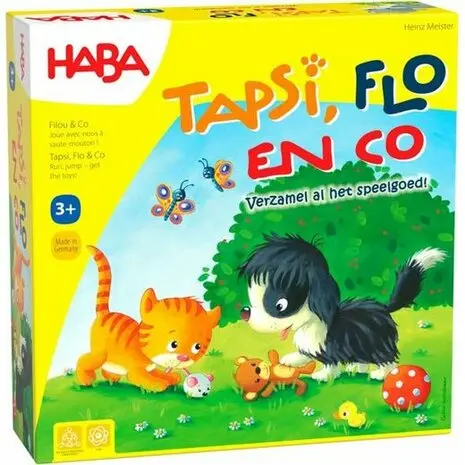 HABA Bordspel Tapsi, Flo en Co - Verzamel al het speelgoed