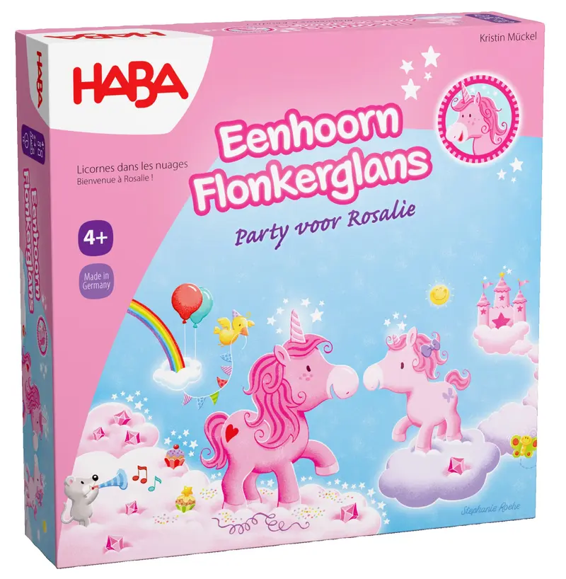 HABA Eenhoorn Flonkerglans – Party voor Rosalie Bordspel