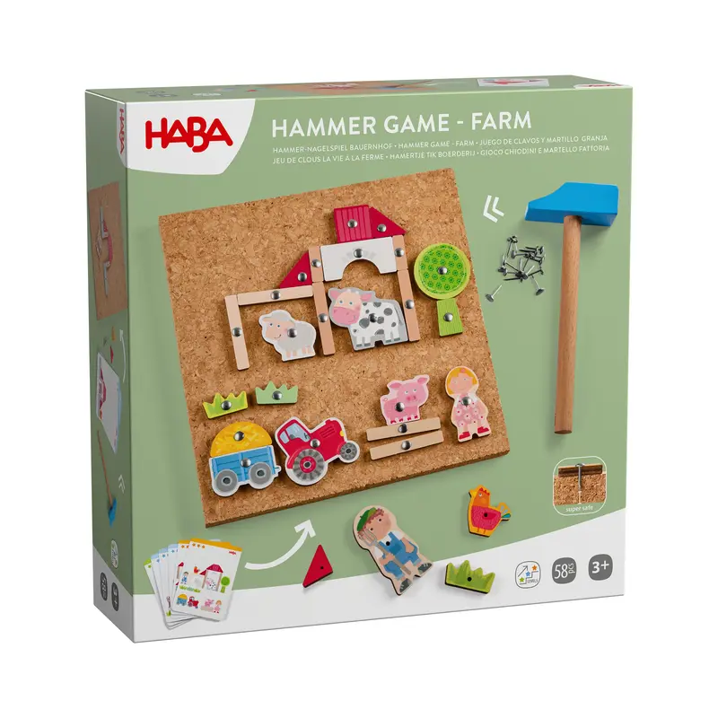 HABA Hamer- en Nagelspel Boerderij