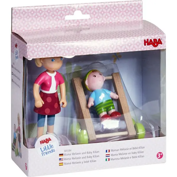 HABA Little Friends Mama Melanie en baby Kilian