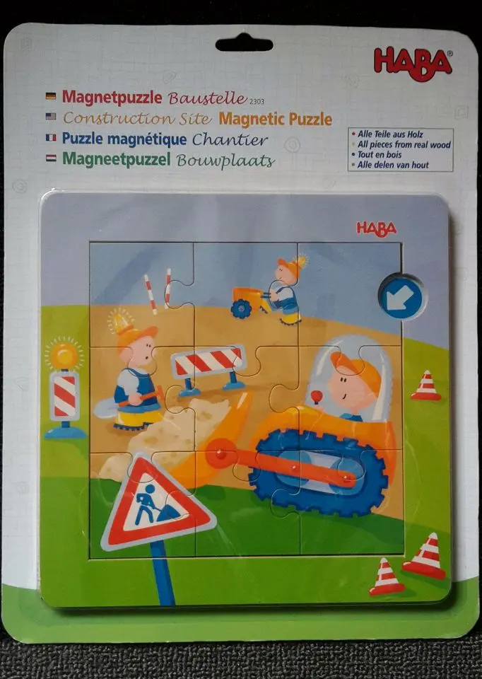 HABA Magneetpuzzel Bouwplaats