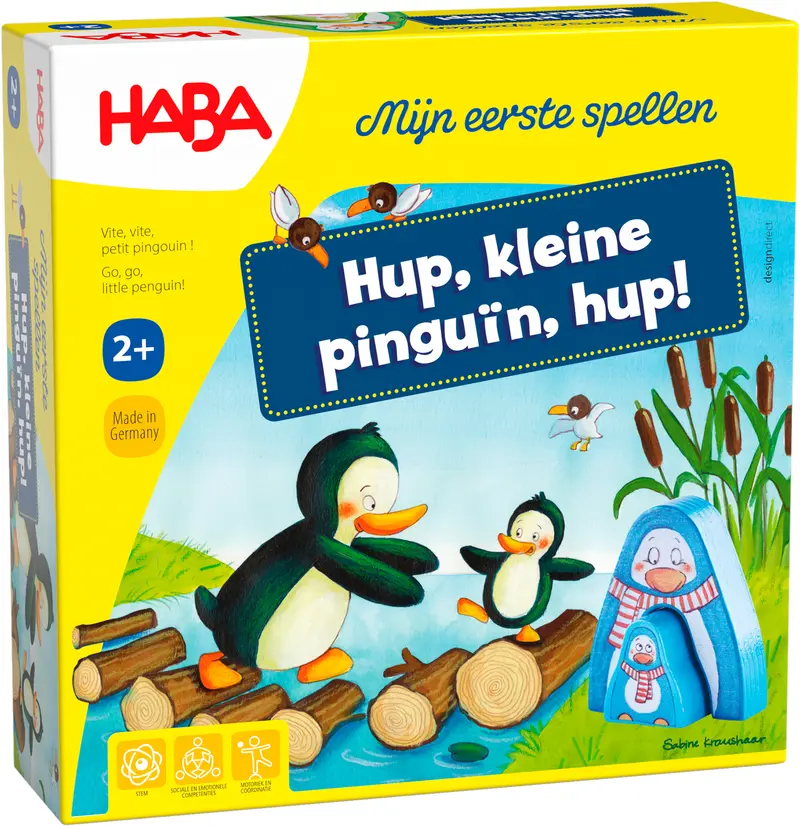 HABA Mijn Eerste Spellen – Hup, Klein Pinguïn Hup Bordspel