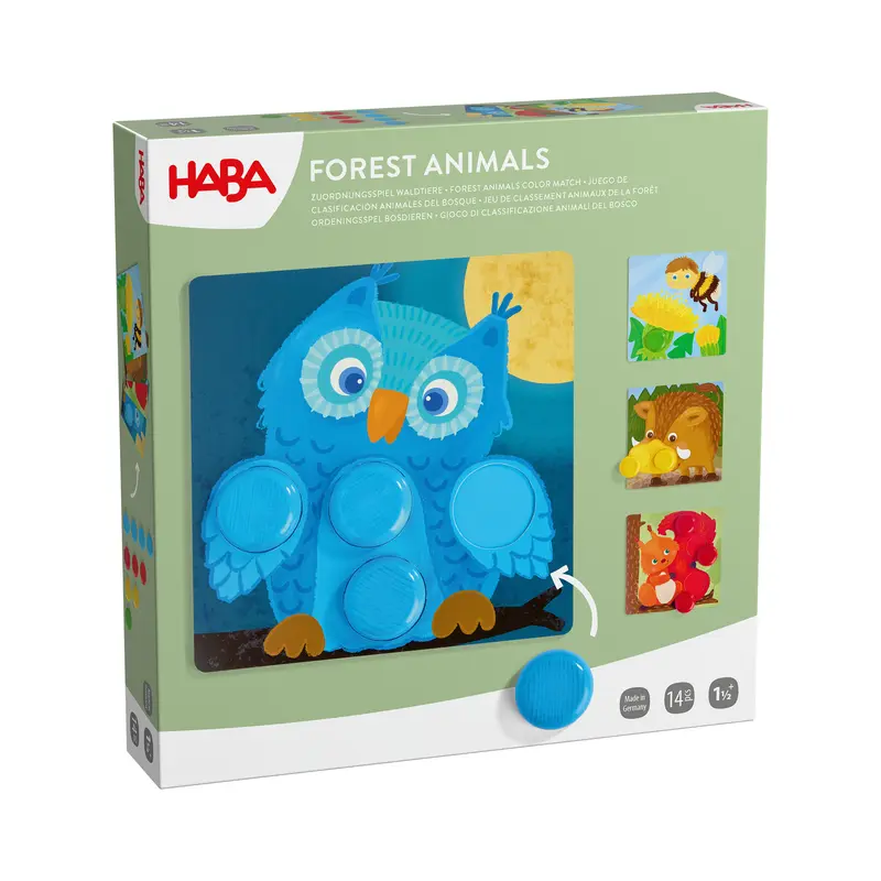 HABA Ordeningsspel Bosdieren (14 delen)