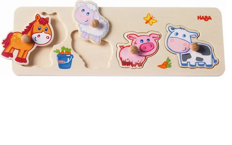 HABA Puzzel Jonge dieren op de boerderij
