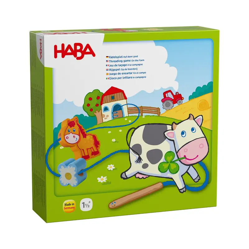 HABA Rijgspel Op de Boerderij