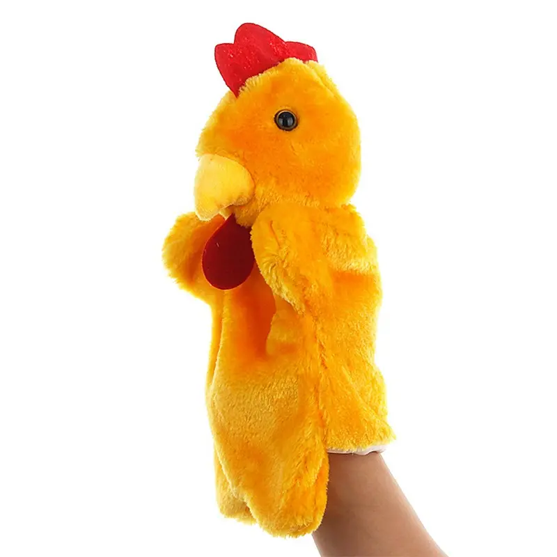 Handpop Henneke - De Vrolijke Gele Kip