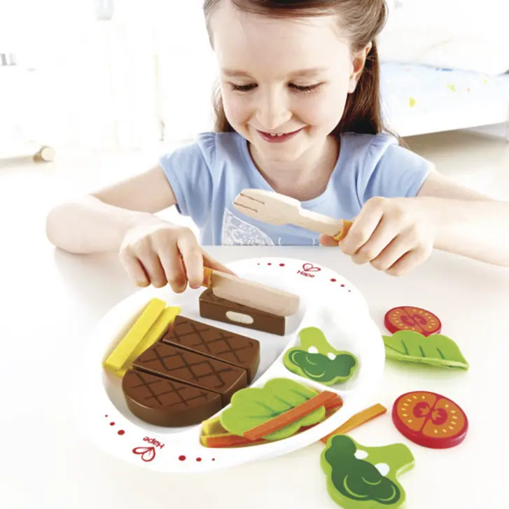 Hape Houten Speelgoed Warme Maaltijd – 22-delig