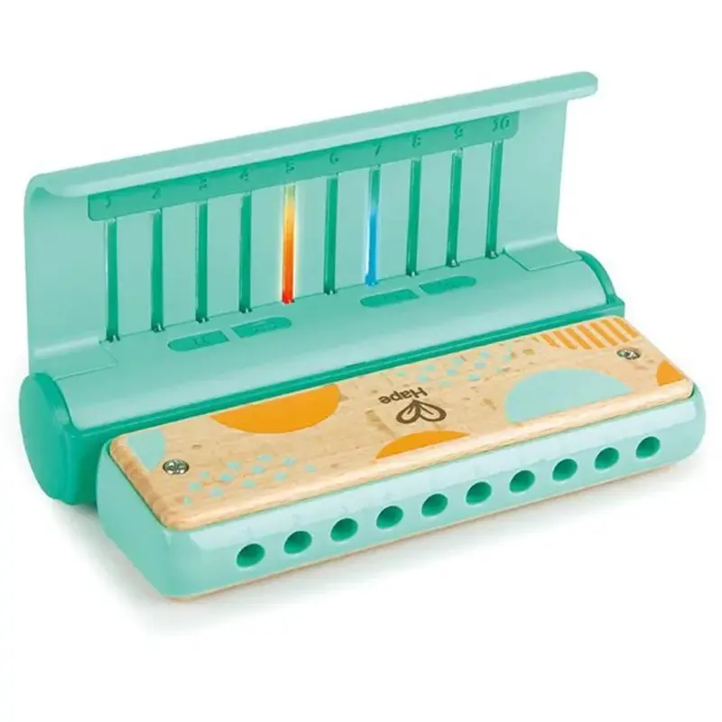 Hape leer met licht mondharmonica 3 jr+