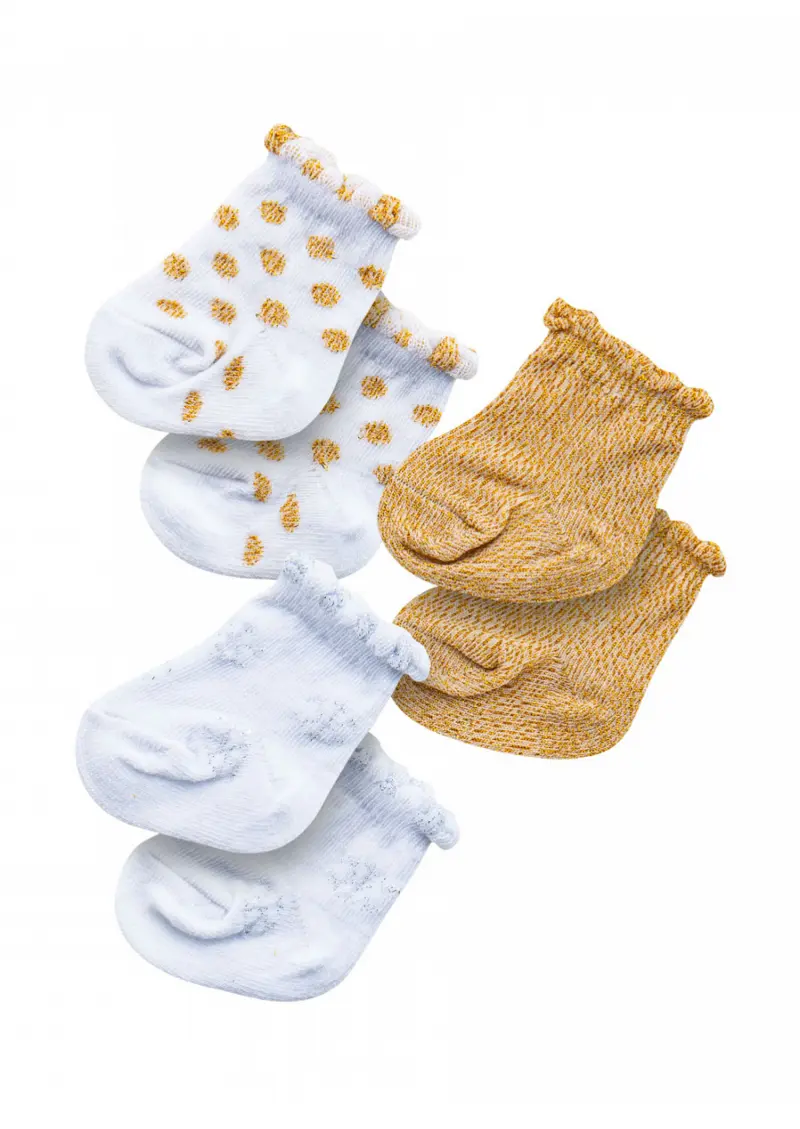 Heless 3-pak poppensokken (28-35cm)