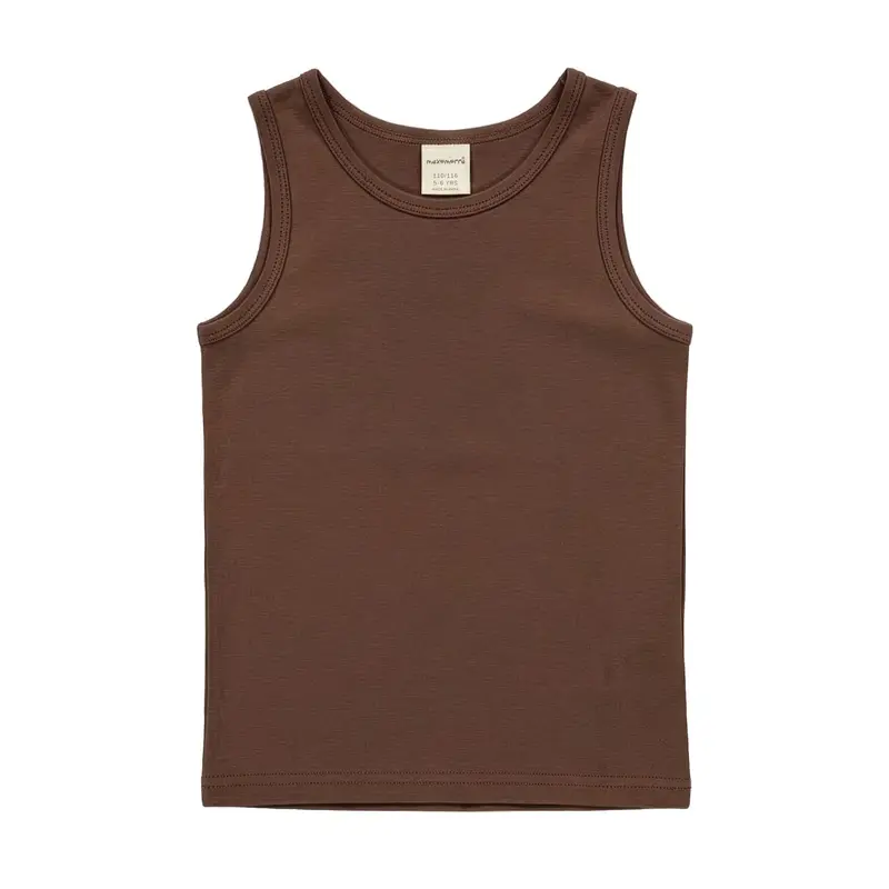 Hemd / Tanktop Brown - Maxomorra
