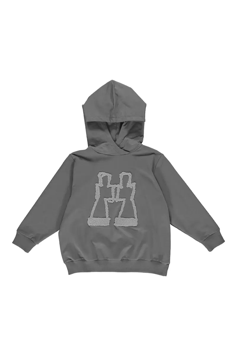 Hjalmar oversized hoodie grey dawn Gro Company