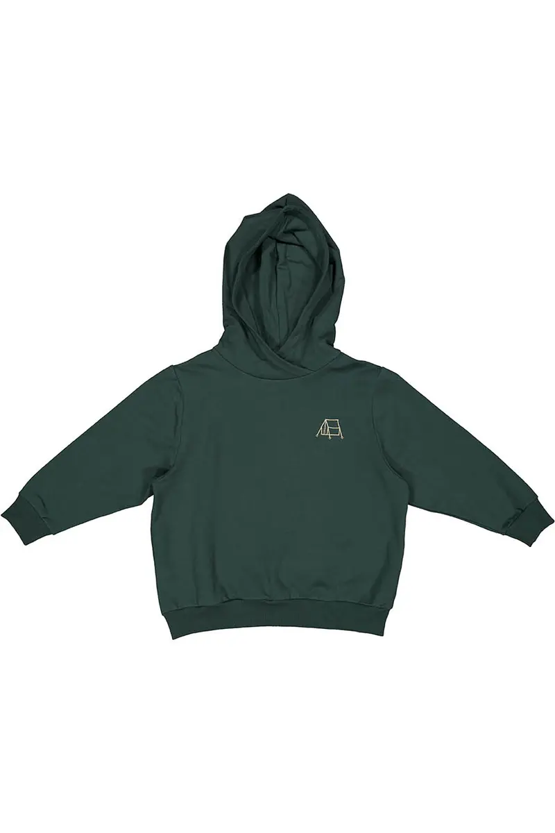 Hjalmer oversize hoodie oil green Gro Company