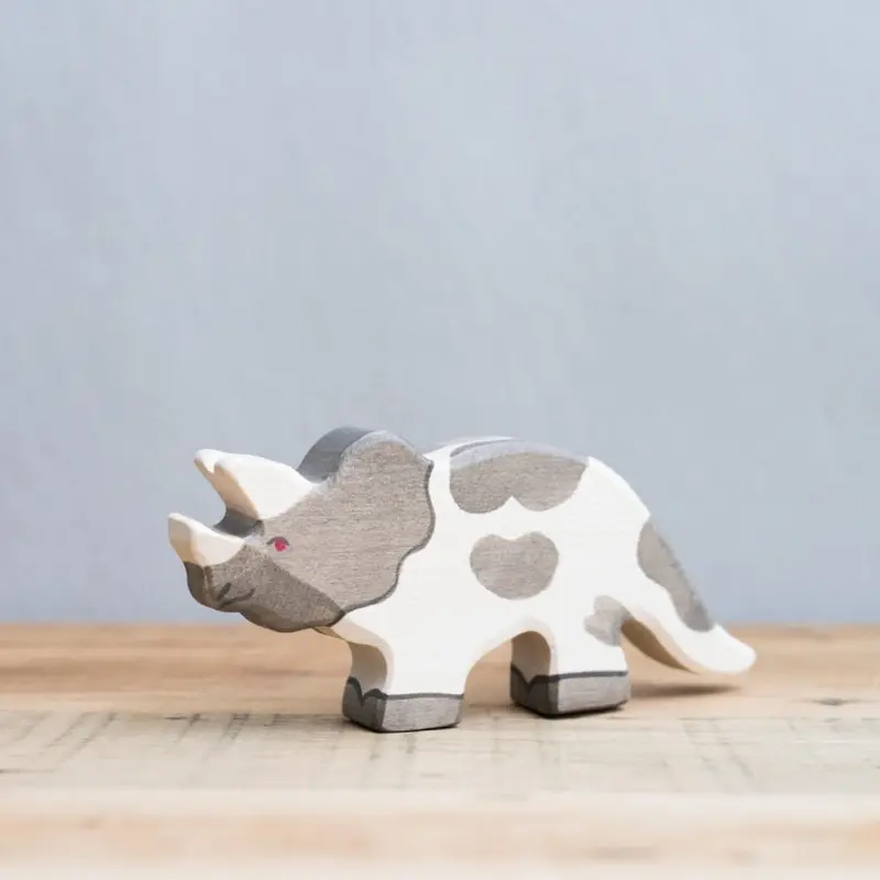 Holztiger Ahşap Oyuncak Dinozor - Triceratops