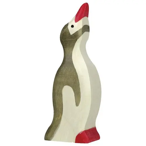 Holztiger Pinguin - klein | hoofd omhoog