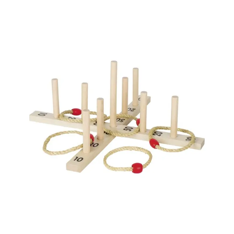 Hoopla Game with 5 sisal rings