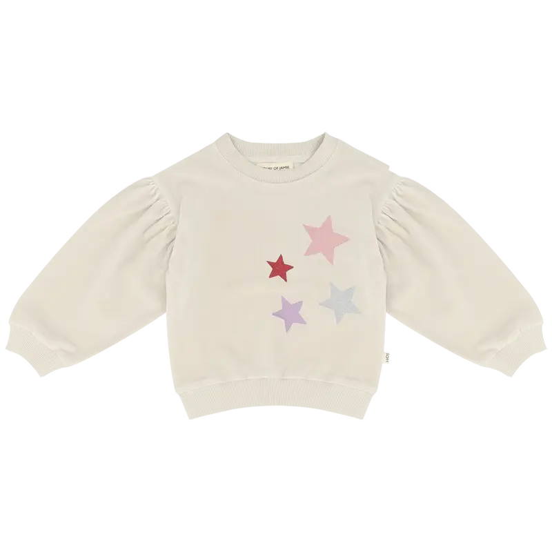 House of Jamie Balloon Sweater Sandshell