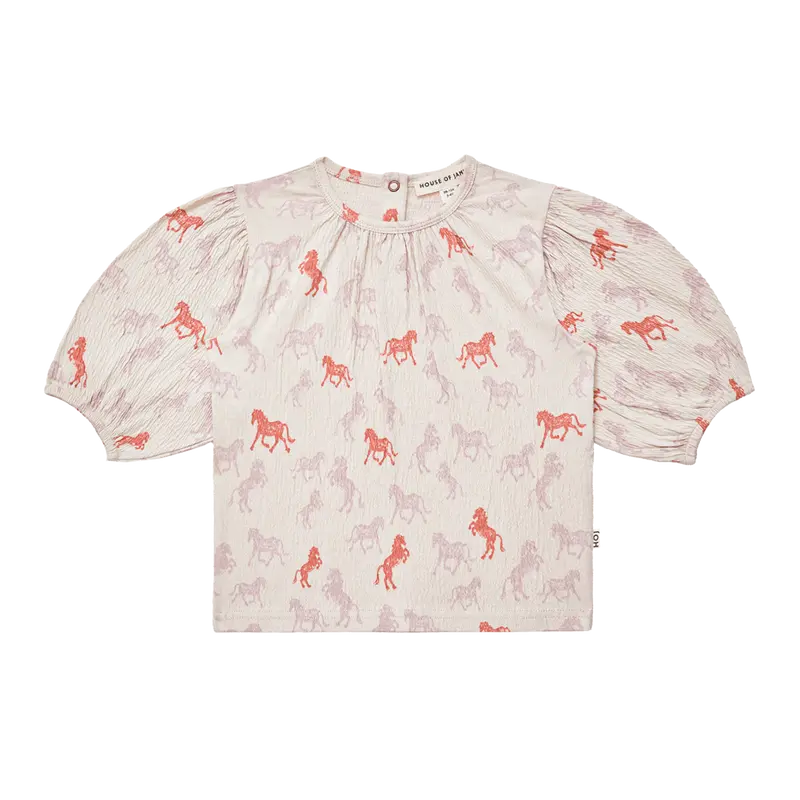 House of Jamie Balloon Tee Wild Horses