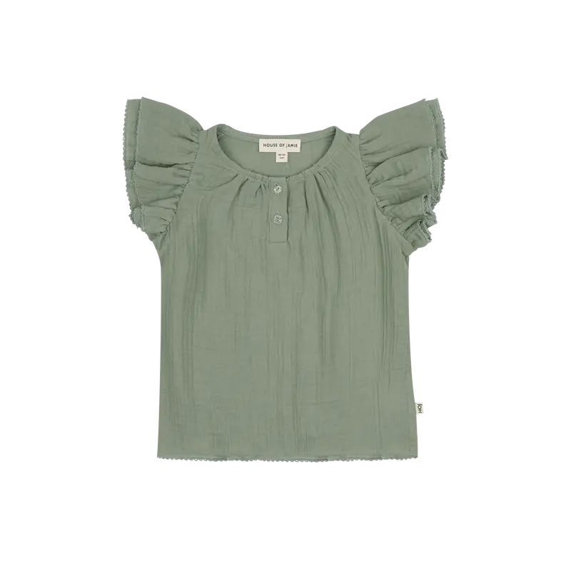 House of Jamie Butterfly Top Ivy Sage
