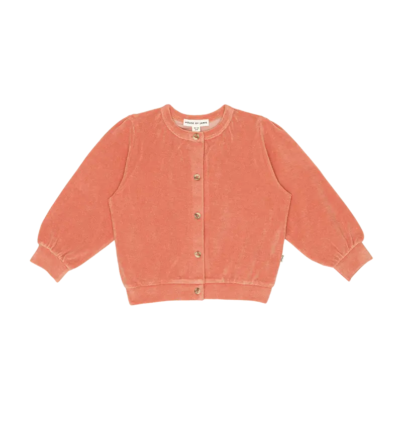 House of Jamie puff vest spicy blush