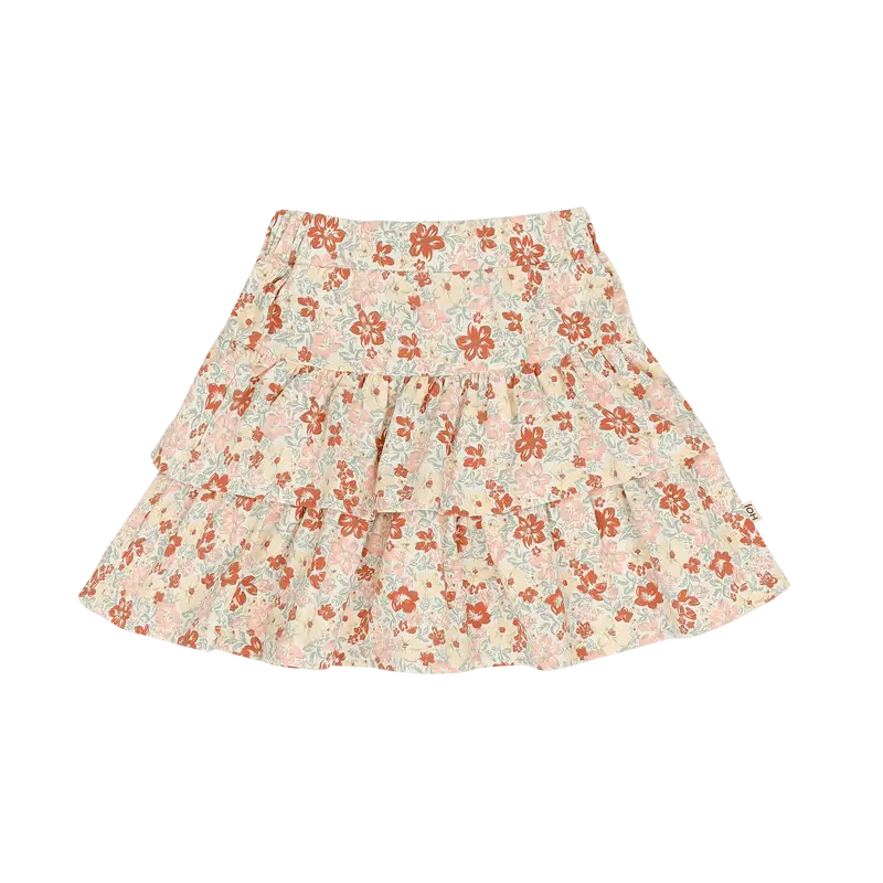 House of Jamie Ruffled Skirt Flowerbomb