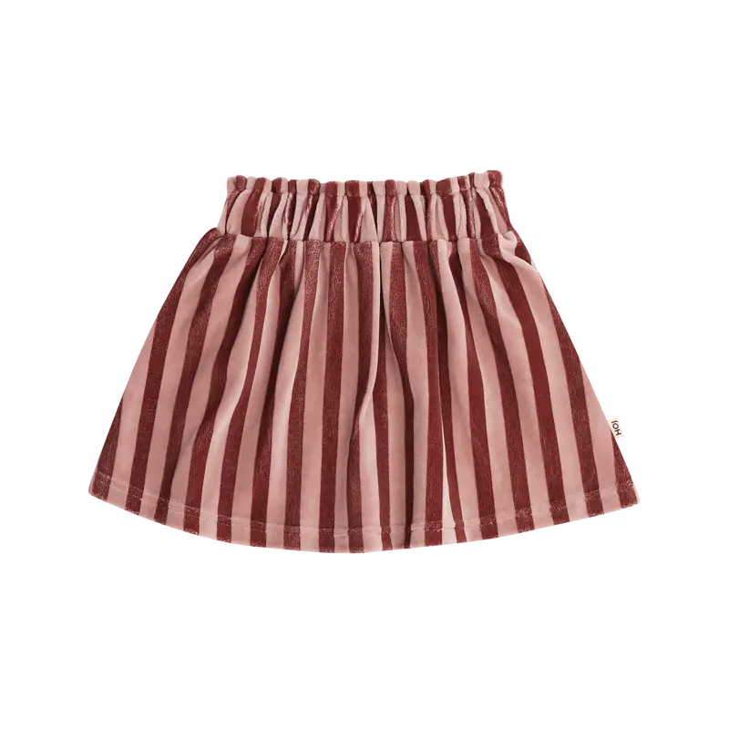 House of Jamie Skater Skirt Ruby Stripes
