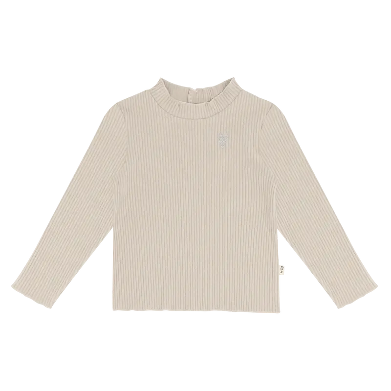 House of Jamie Turtleneck Tee Beige