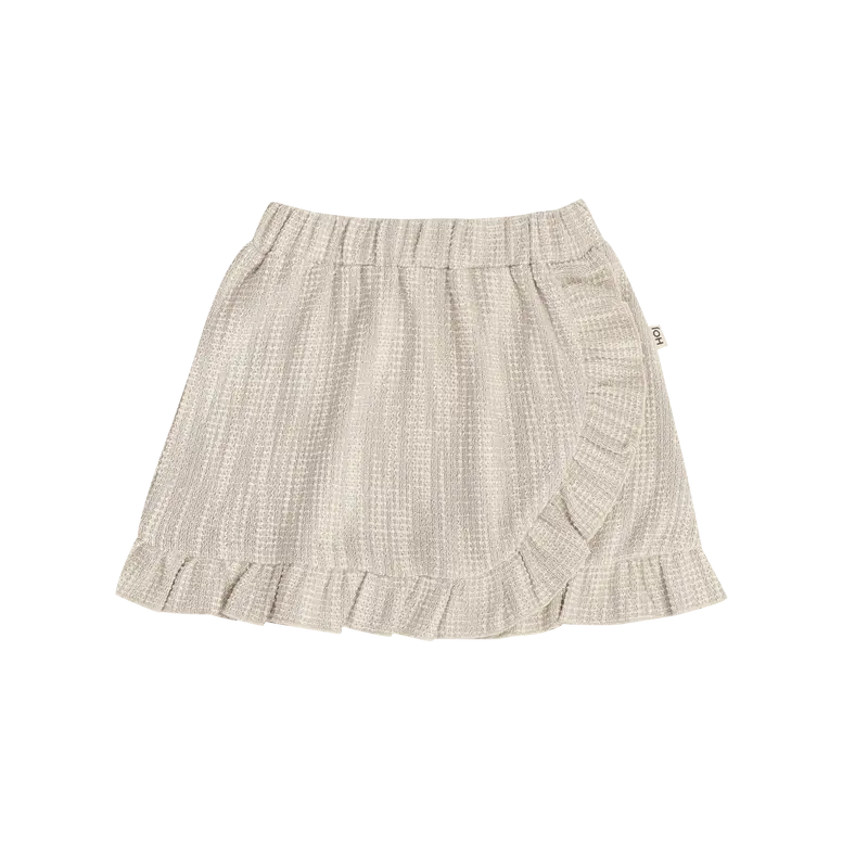 House of Jamie Wrap Skirt Sandshell Glamour