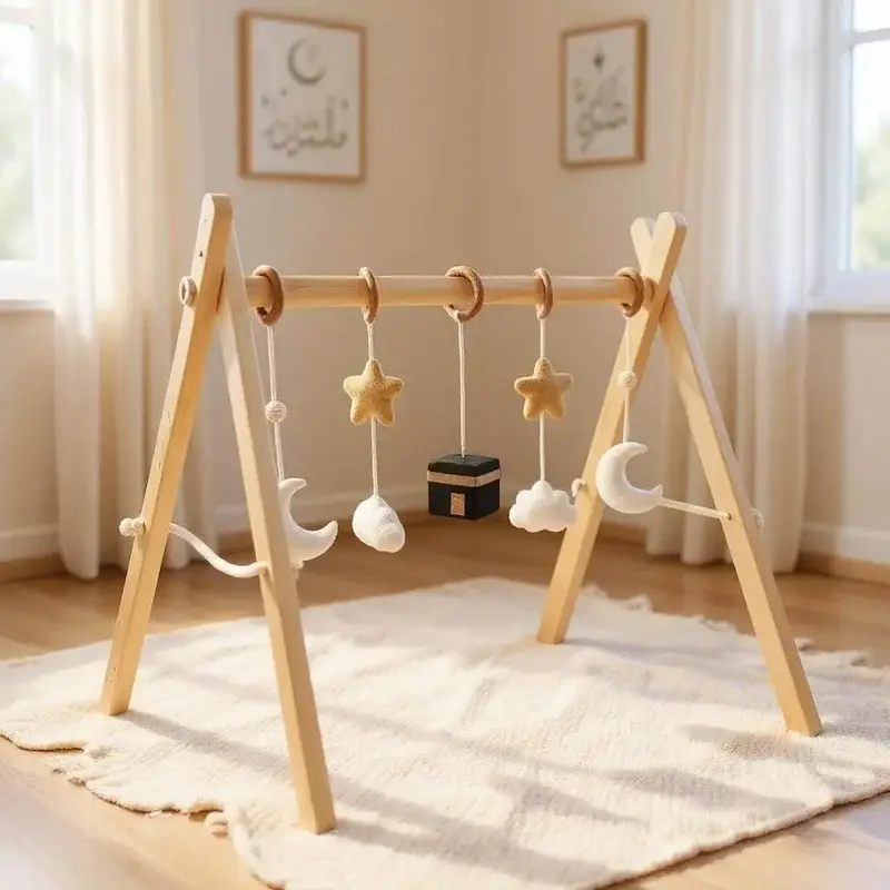 Houten Babygym Kaaba-editie – My Little Deen