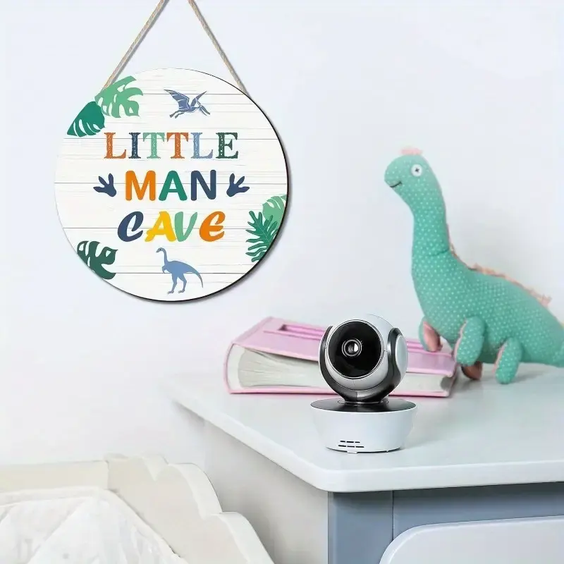 Houten Bordje 'Little Man Cave' Dino