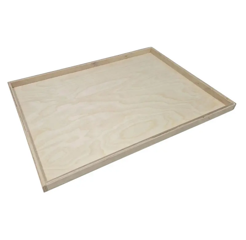 Houten deksel speelbak sensory play