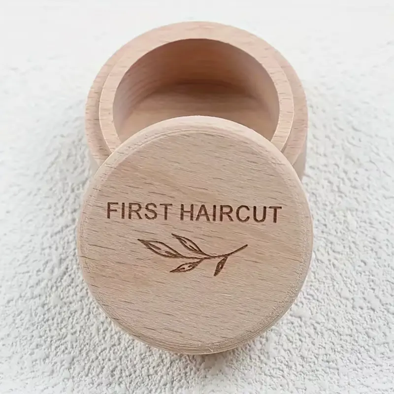 Houten Haarlok Bewaardoosje