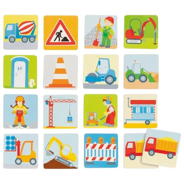 Houten Memo Bouw en Werk Verkeer | Goki