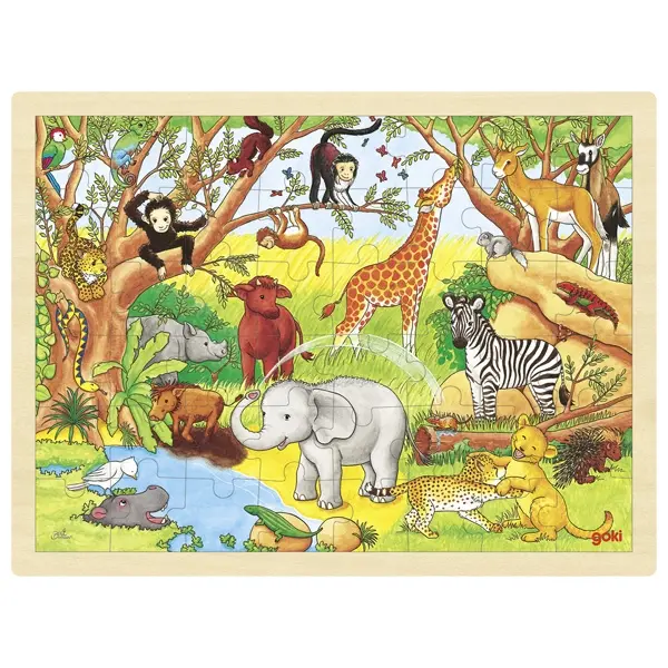 Houten Puzzel Afrika | Goki