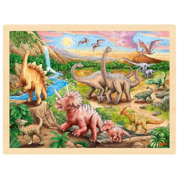 Houten Puzzel Dinosaurussen | Goki