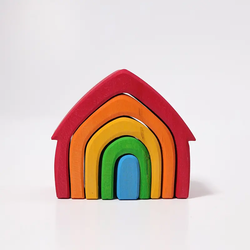 Houten Regenboog Huisje | Grimms