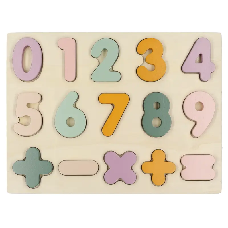 Houten Vormenpuzzel (Cijfers)