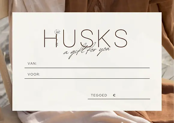 HUSKS gift card - Digitale cadeaubon