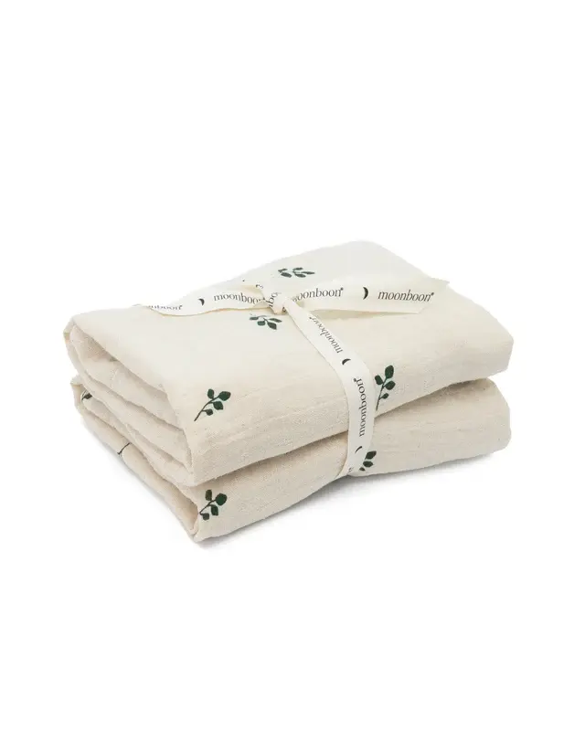 Hydrofiele doeken - 2 pack - 65x65 cm - Biologisch katoen - Moonboon