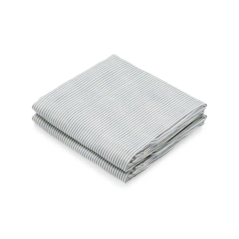 Hydrofiele doeken 2-pack Classic Blue Stripe - 70x70 cm - 100% biologisch katoen - GOTS - CamCam Copenhagen