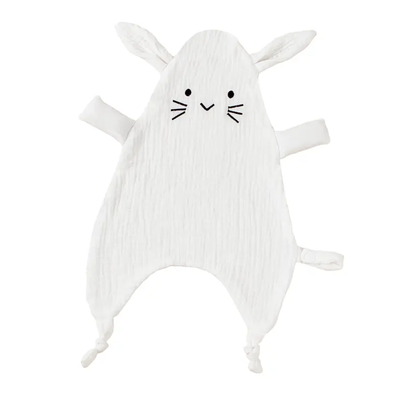 Hydrofiele Knuffeldoek 'Konijn' - Wit