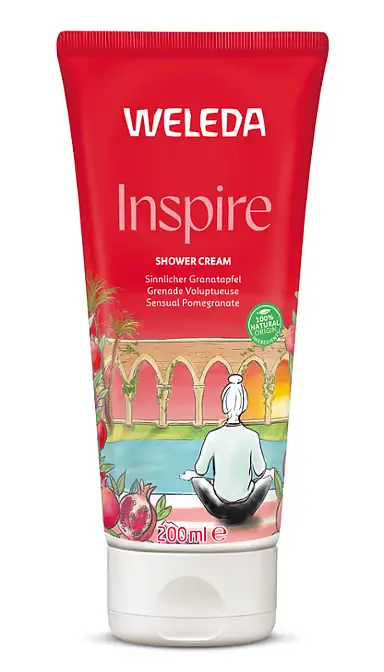Inspire Verzorgende Douchecrème Granaatappel – Weleda
