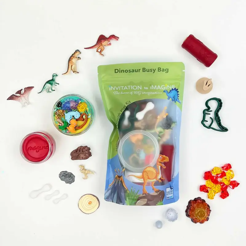 Speelklei Dinosaur Busy Bag