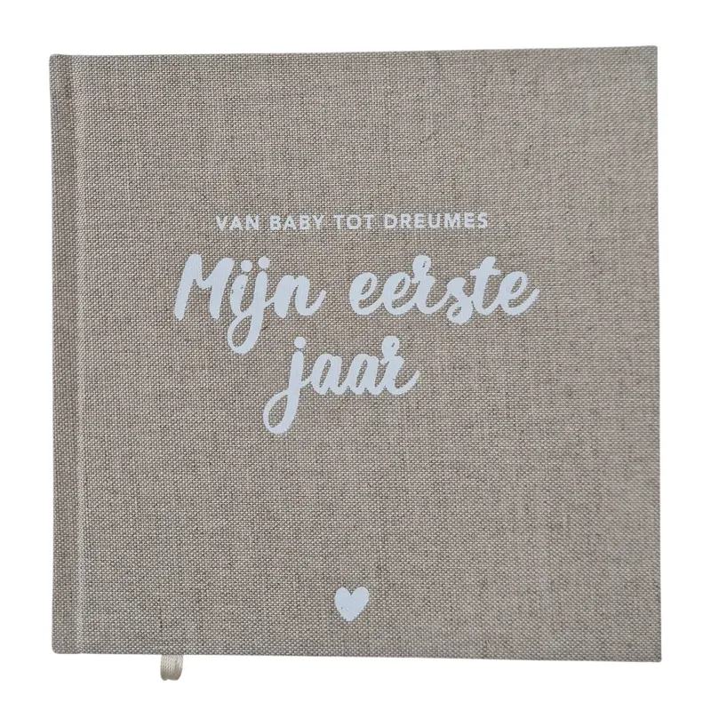 Invulboek 'Mijn Eerste Jaar' (Linnen Kaft)