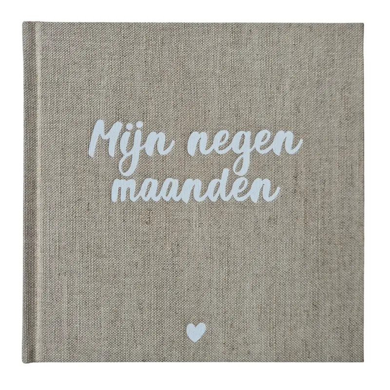 Invulboek 'Mijn Negen Maanden' (Linnen Kaft)