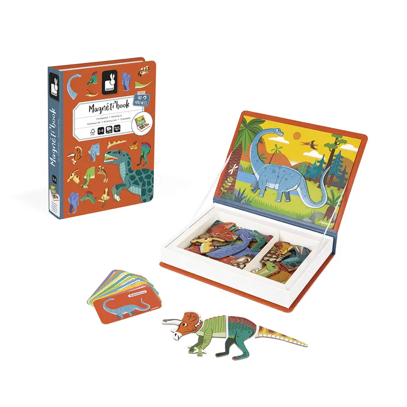 Janod Magnetibook - Dinosaurus