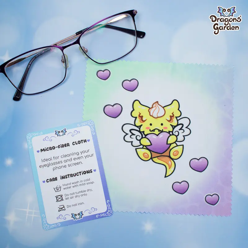 Jeff the Dragon | Microfiber Lens Cleaning Cloth