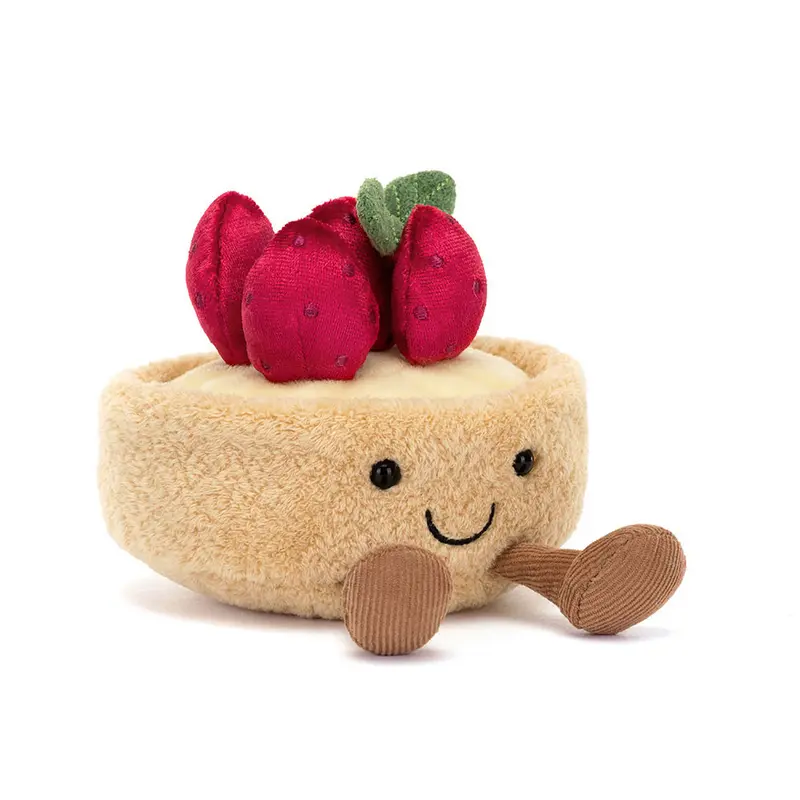 Jellycat knuffel Amuseables Fleurette Tarte Aux Fraises